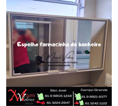Espelho farmacinha de banheiro